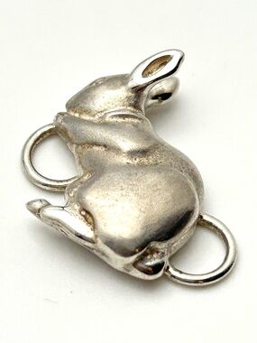 Lestage Convertible Sterling Bunny Bracelet Clasp